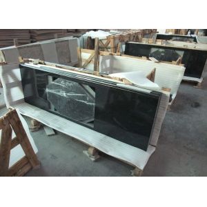 China Absolute Black Granite Vanity Top , 2cm Thick Natural Solid Surface Vanity Tops on sale