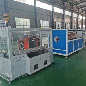 Conical Twin-Screw PVC Pipe Extruder Machine / UPVC Pipe Making Machine for