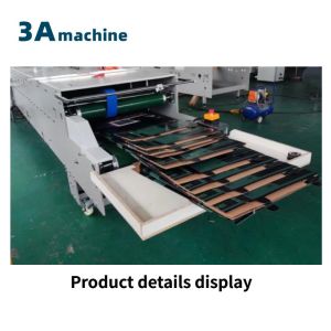 Paper Material 2 3 Layers Corrugated Dual- Lock Bottom Folding Gluing Machine