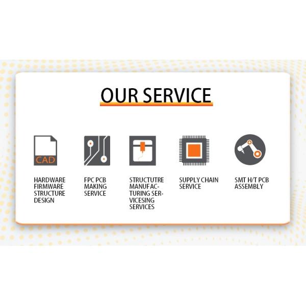 Double Sided Prototype Medical PCB Assembly Lead Free High Tg FR4