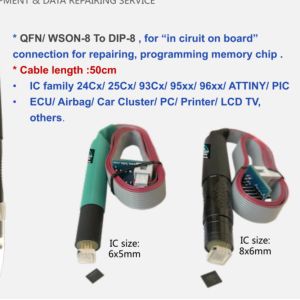 QFN/WSON POGO PIN ADAPTER 6*5mm IC with guide cap for in board programmer