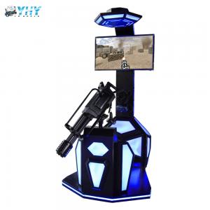 China Water Park 9D VR Simulator Gatlin Zombie Shooting Headset Standing Motion Platform on sale