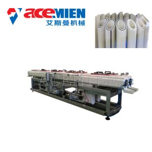 HDPE PPR PP PE Pipe Machine , Plastic Pipe Making Machine Single Screw