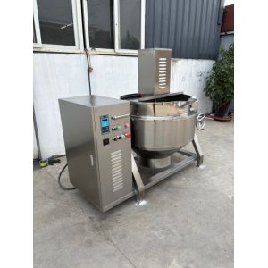 Electromagnetic Heating Industrial Cooking Kettle Jacketed Kettle With Agitator