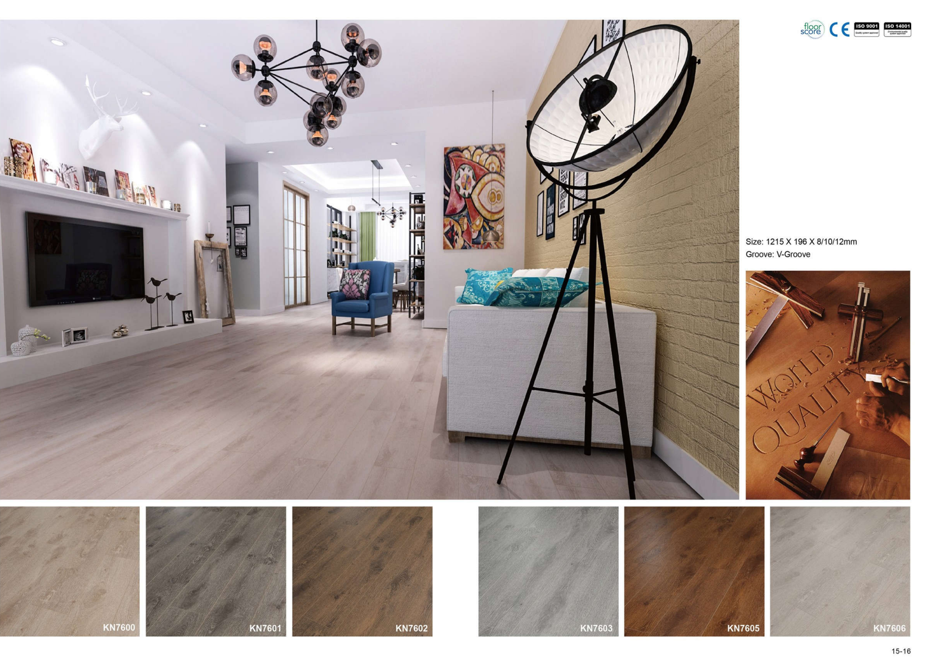 Customized Hdf Laminater Flooring Engineered Solid Wood Flooring