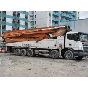 Zoomlion 63m 52m Trailer Pump Stationary Pump Mobile Pump with 1370mm Feeding