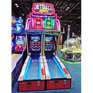 Jet Ball Alley Twin Rolling Ball Lottery Redemption Arcade Machine For 2 Play By