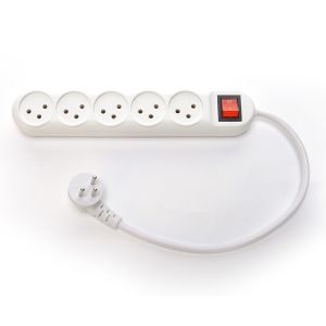 Power Strip Israel Type 5 Pin Multi Socket Plug Extension Cord Customized