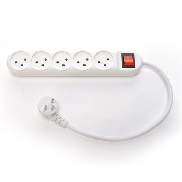 Power Strip Israel Type 5 Pin Multi Socket Plug Extension Cord Customized