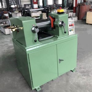 160mm Diameter Mini Lab Open Mix Mill Rubber Two Roll Mixing Mill for Rubber
