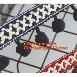 Polyester Yarn Tassel Fringe Trim for Curtain/Pillow Trimming of Home Textile