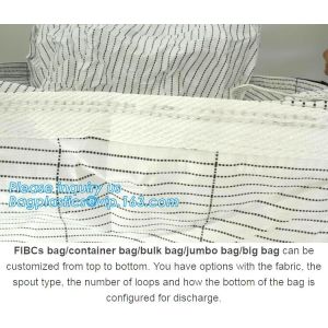 100% pp woven breathable big bag, breathable FIBC bag, 1000kg breathable jumbo
