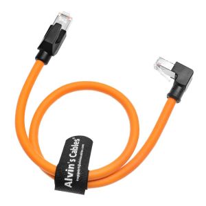 Alvin's Cables Cat6 Shielded RJ45 Cable 65.6ft Up Angle for PLC Robotics