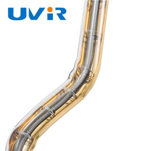 UVIR Gold Coated Quartz Infrared Heating Lamp Tube 100-7600W