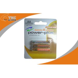 Cheap Primary Lithium Iron Battery LiFeS2 1.5V AA L91 Power Plus Brand for GPS for sale