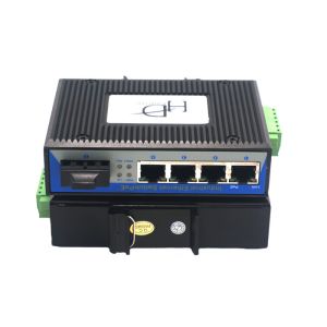 Cheap RJ45 1 Port SFP Fiber Ethernet Switch 12~48V With Full / Half Duplex Mode for sale