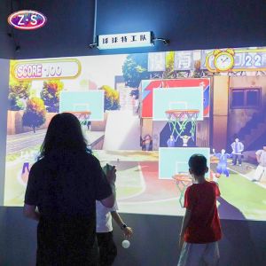 Laser 3D Interactive Wall Games Projection System With Long-lasting Light Source