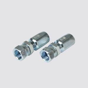 22618 - 04 - 04 Good Quality BSP Female Reusable Hydraulic Hose Fittings For R5