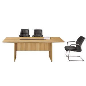 MFC Particle Board Melamine Conference Table Custom Design With Steady Edge