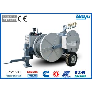 China Double Conductors Hydraulic Tension Stringing Force 11Tons Conductor Max Diameter 40mm Two Hydraulic System Separated on sale