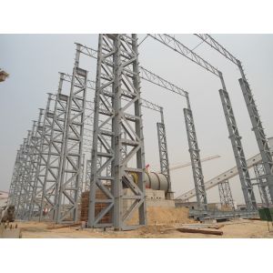 Steel Pallet Packed Portable Steel Structure Fabrication Prefab Warehouse