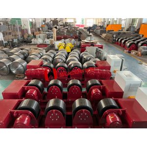30 Ton Pipe Welding Rotator Turning Roller PU Heavy Duty Roller Stands