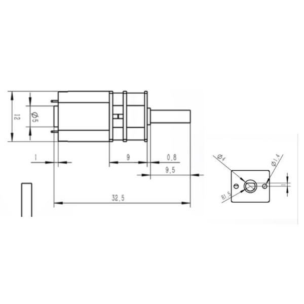 N10 2000rpm High Rpm High Torque Dc Motor 6V 12mm D Type Shaft
