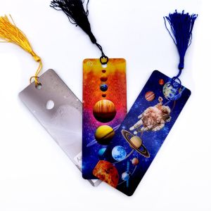 Customized 3D Lenticular Bookmark Astronaut Galaxy bookmark For Attention