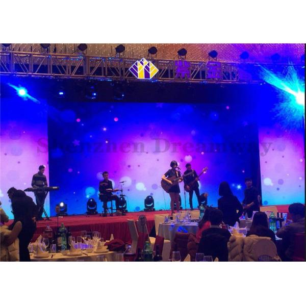 1000cd/sqm Brightness Indoor LED Screen Rental , Mobile LED Video Screen Panel