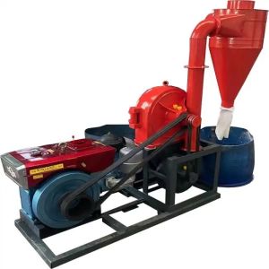 YIFENG AGRO 2500KG PER HOUR DIESEL ENGINE AUTO FEEDING GRINDER MACHINE 0.2MM-8MM