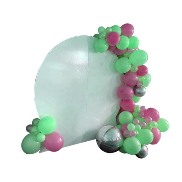 ROHS Acrylic Display Stands Wedding Backdrop Drape Decoration Materials Flower Wall