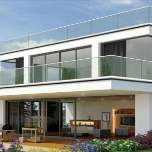 Glass Railing for Balcony Design Top Handrail for Balcony Luxury