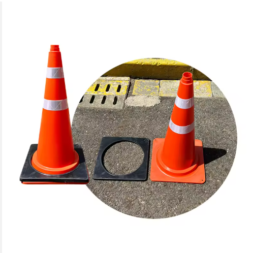Professional Solution Windproof Stackable Traffic Cone Weight and Rubber Base