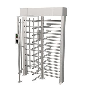 Intelligent Flexible Full Height Turnstile AC 100V metal revolving gate