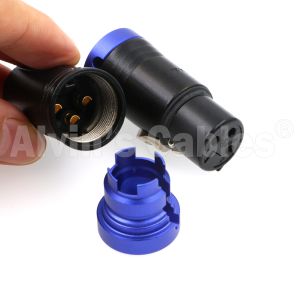 XLR 3 Pin Female Power Cable Connector For Audio Devices