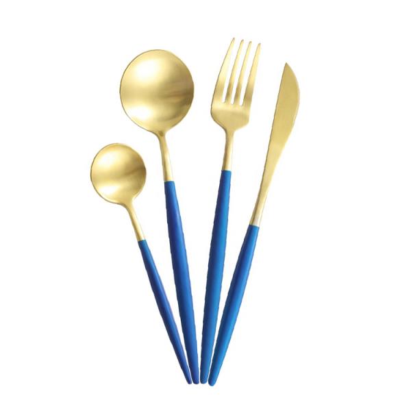 Rustproof Bright 4pc Luxury Stainless Steel Flatware