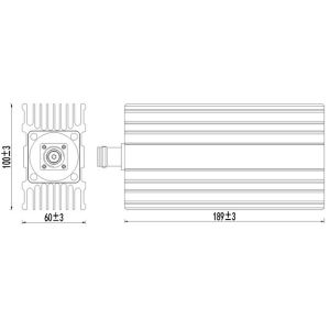 Package Size 10.00cm * 20.00cm * 10.00cm Low Pim Load 698-4000MHz 100W 4.3-10 F