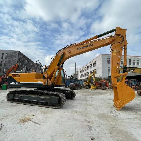 Hyundai Used 220LC-9s Hydraulic Excavator 1m3 Bucket Capacity