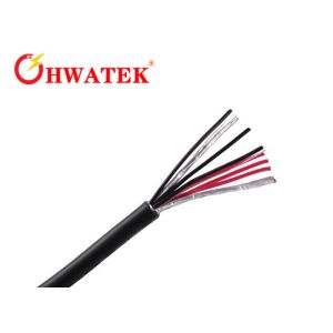 Custom Flexible Computer Connection Cables , Solid Copper Wire TPE Sheath