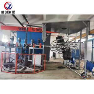 new design 3 arms carrousel moulding machine from China