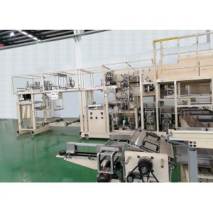 Professional Baby / Adult Diaper Accurate Wrapping Machine Full Servo Motor