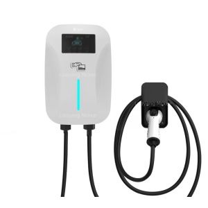 China 7KW Type 1 AC EV Charger with 4.3-inch Color Display and Galvanized Steel Wallbox Charging Station on sale