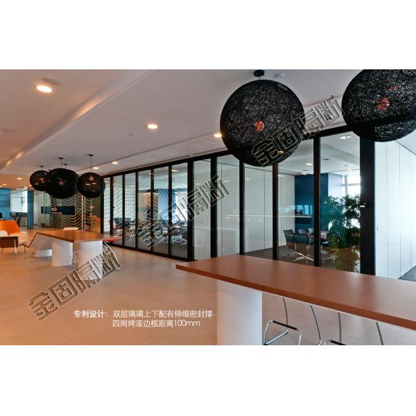 Class A Fire Rating Folding Partition Wall With Movable Track System And