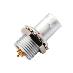 Industrial solution for push-pull self-locking 8Pin T2 circular connector panel