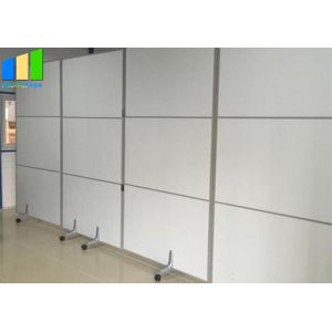 Restaurant Low Hight Folding Wall Partition With Wheels Mdf Melamine Office Divider With Wheels