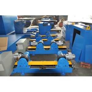 Automatic 20T Pipe Welding Rotator 2.2KW With Manual Travel Bogie