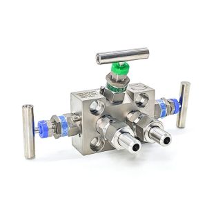 Instrumentation Manifold High Pressure Valve Swagelok 3 Way Manifold Stainless