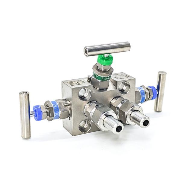 Instrumentation Manifold High Pressure Valve Swagelok 3 Way Manifold Stainless