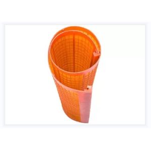 Orange Color High Frequency Polyurethane Screen Mesh For