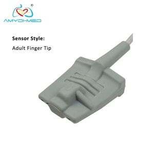 DB9 7 Pin 3 Meters Nellcor Reusable Spo2 Sensor TPU Cables For Adult Finger Tip